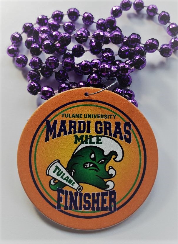 Full Color Digital Print Mardi Gras Beads