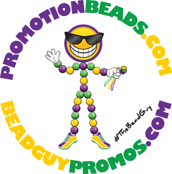 Custom Mardi Gras Beads